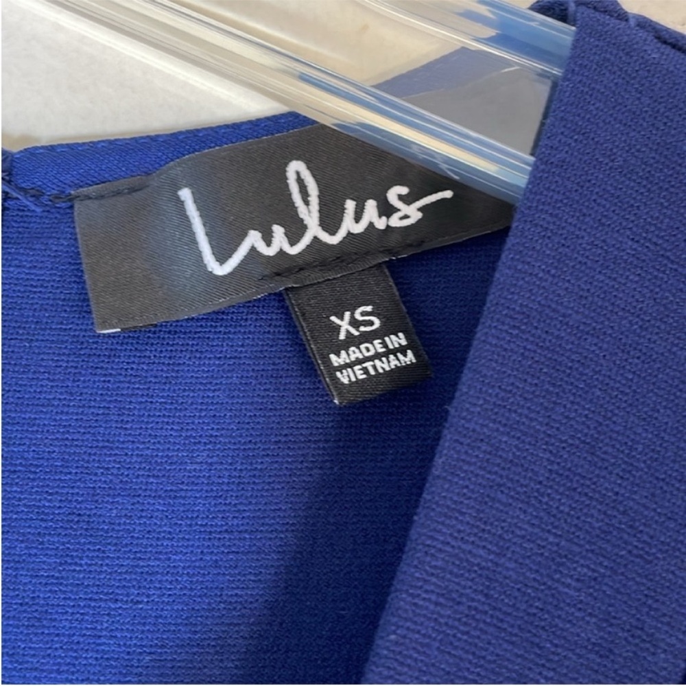 Lulus Elegant Blue Cocktail Midi Dress. XS. NWT. - Picture 4 of 10